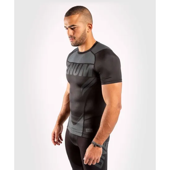 Рашгард Venum ONE FC Impact Rashguard short black/black S