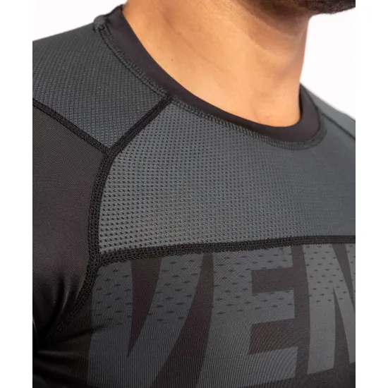 Рашгард Venum ONE FC Impact Rashguard short black/black S