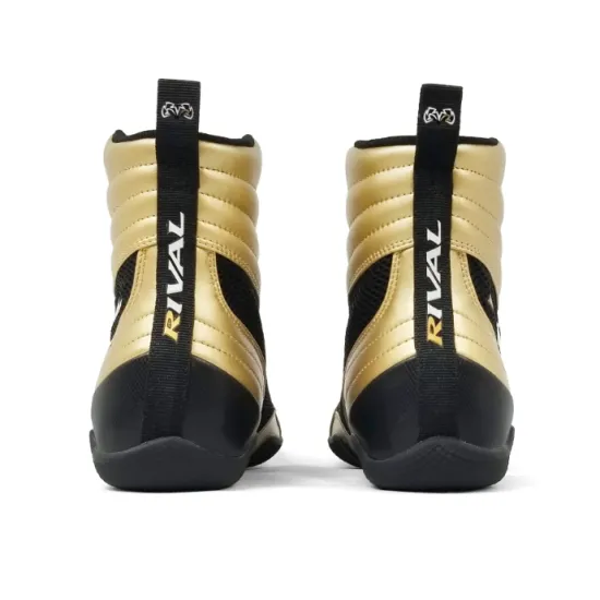 Обувь для бокса Rival RSX-Guerrero Deluxe Boxing Boots Gold 39,5