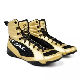 Обувь для бокса Rival RSX-Guerrero Deluxe Boxing Boots Gold 39,5
