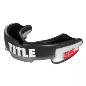 Капа TITLE GEL Triple-Shox 2.0 Mouthguard-чорно-сіра