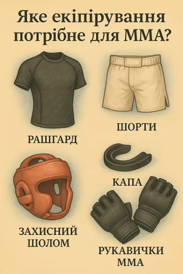 Какая экипировка нужна для ММА?