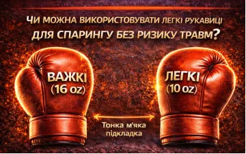 Какой вес (унции) боксерских перчаток выбрать для тренировок или спарринга?