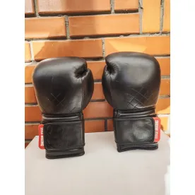 УЦІНКА! Рукавиці для боксу  TITLE Boxing Ko-Vert Чорні 12 унцій