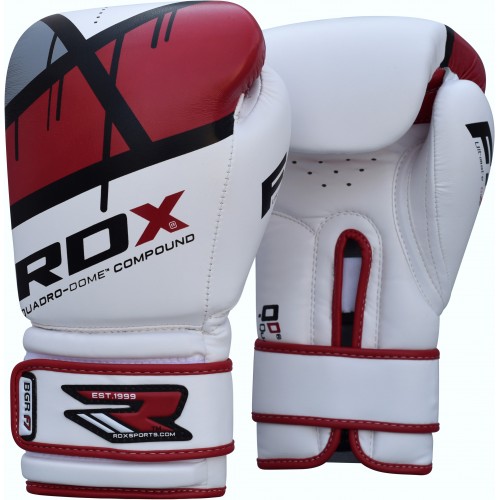 Боксерские перчатки RDX Rex Leather Red 8 ун.
