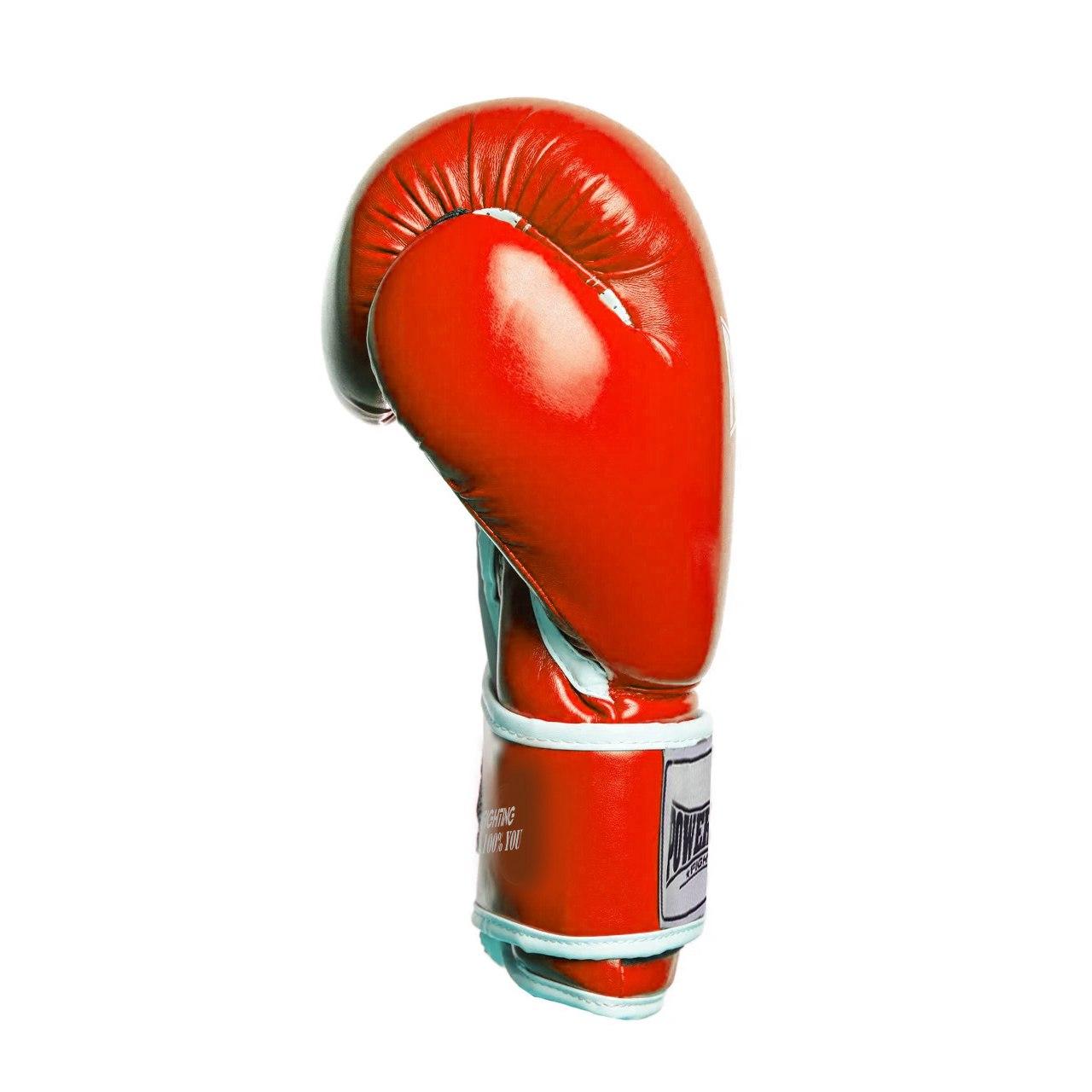 Боксерские перчатки PowerPlay 3019 красные 8 унций