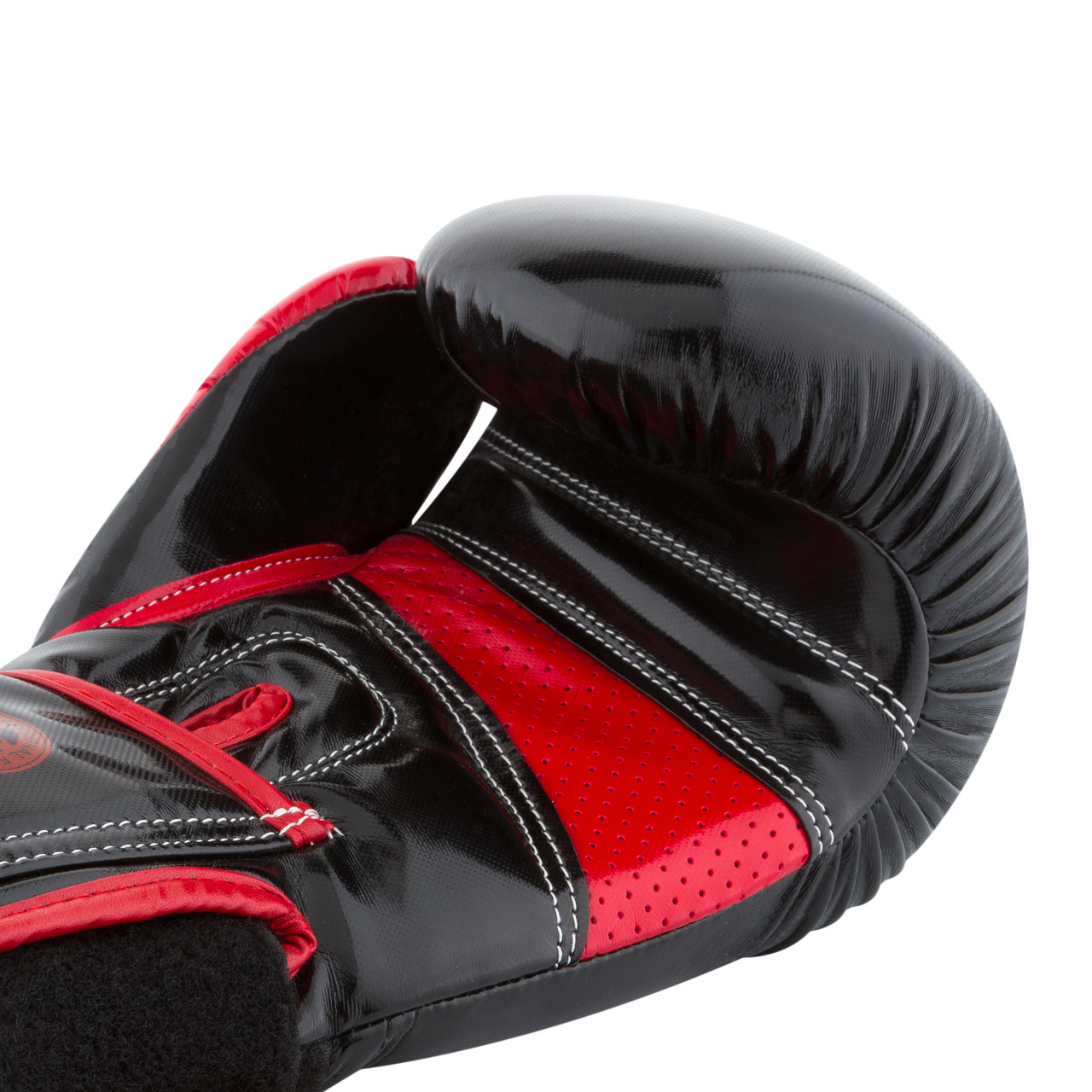Боксерські рукавички PowerPlay 3017 чорний карбон 8 унцій