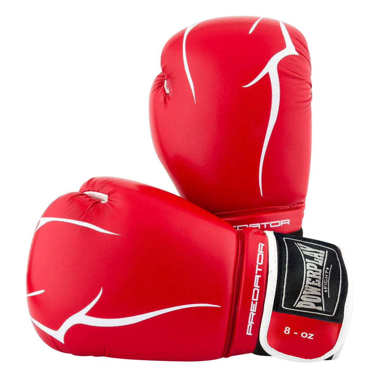 Боксерские перчатки PowerPlay 3018 красные 8 унций