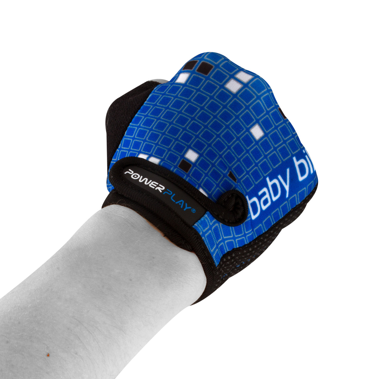 Велоперчатки PowerPlay 5451 Сине-белые XS