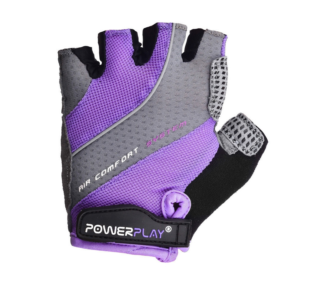 Велоперчатки PowerPlay 5023 A Фіолетові XS