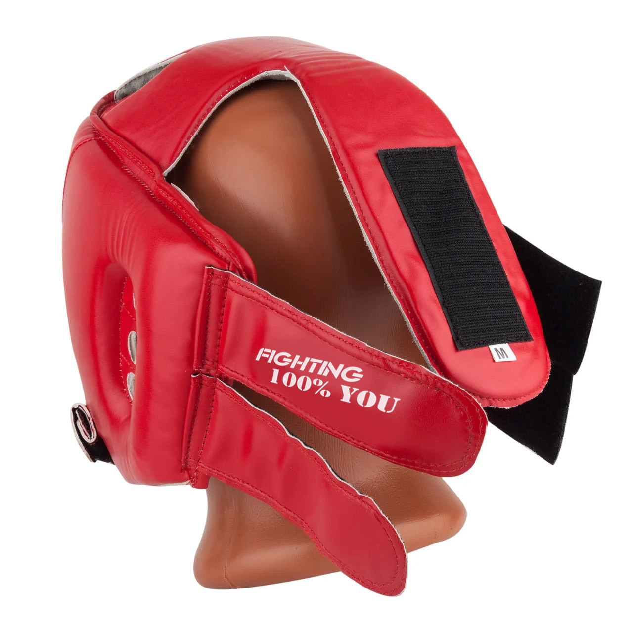 Боксерский шлем тренировочный PowerPlay 3084 красный S