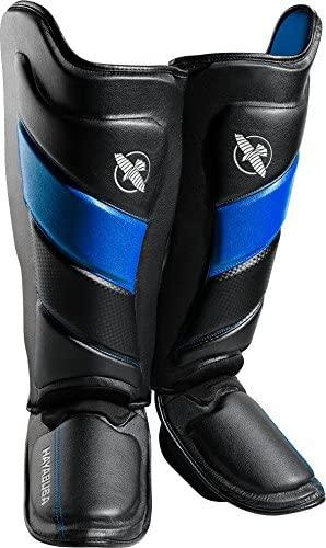 Защита голени и стопы Hayabusa T3 - Черно-синяя M (Original)