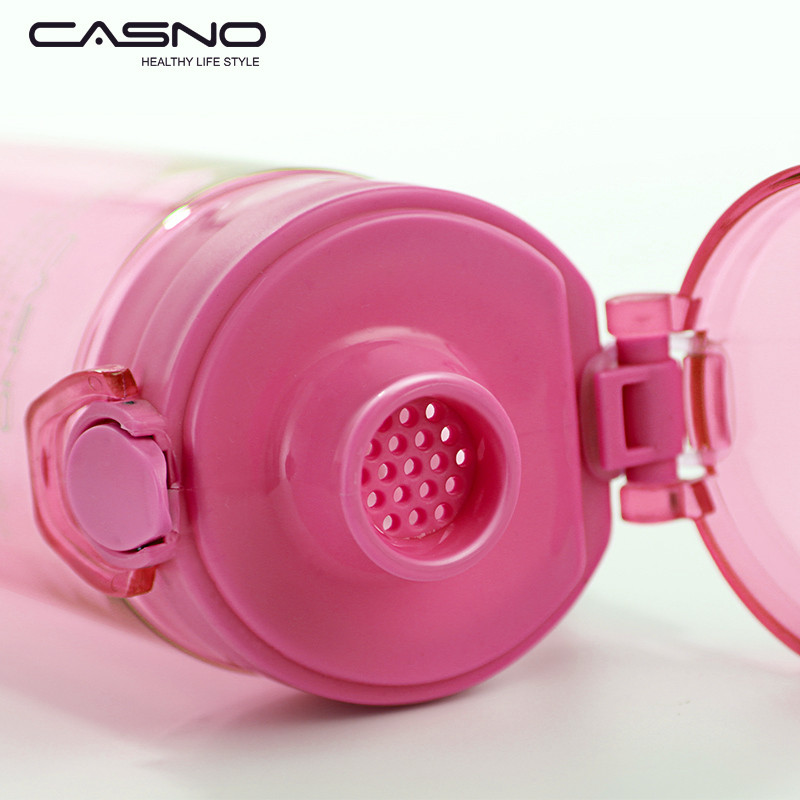 Пляшка для води CASNO 650 мл KXN-1157 Рожева