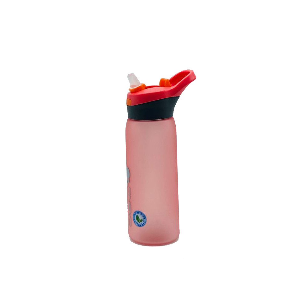Бутылка для воды CASNO 750 мл KXN-1210 Красная с соломинкой
