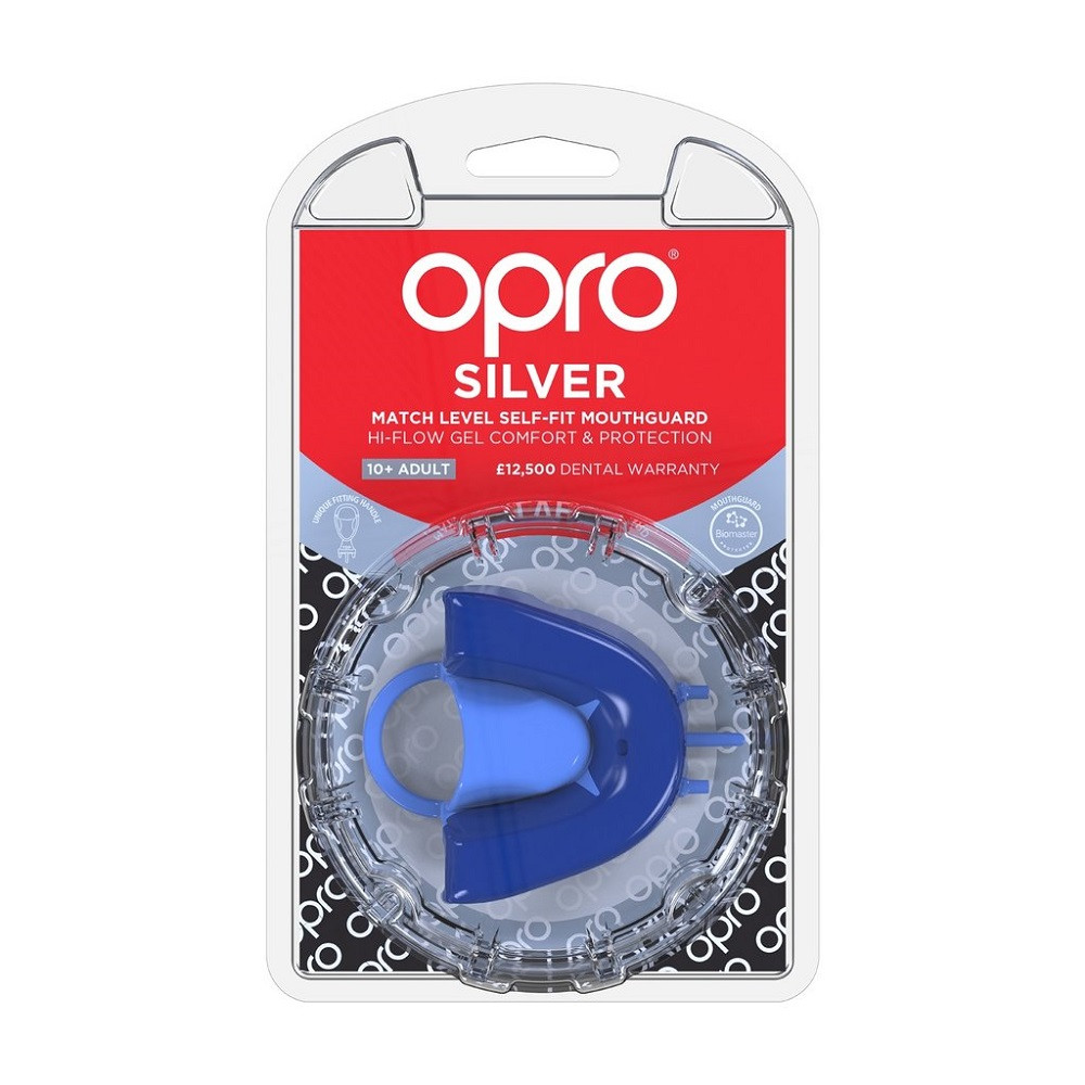 Капа OPRO Silver Blue/Light Blue (art.002189002)