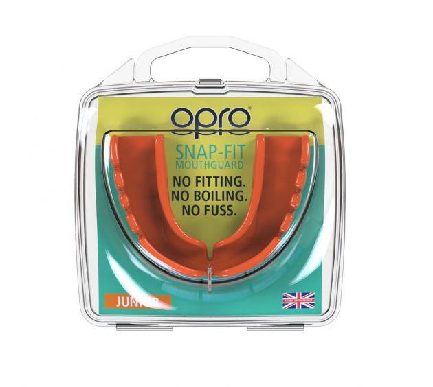Капа OPRO Junior Snap-Fit Fluoro Orange (art.002143004)