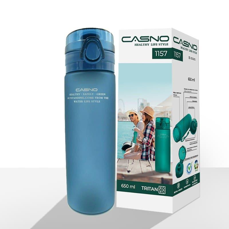 Бутылка для воды CASNO 650 мл KXN-1157 Tritan Синяя