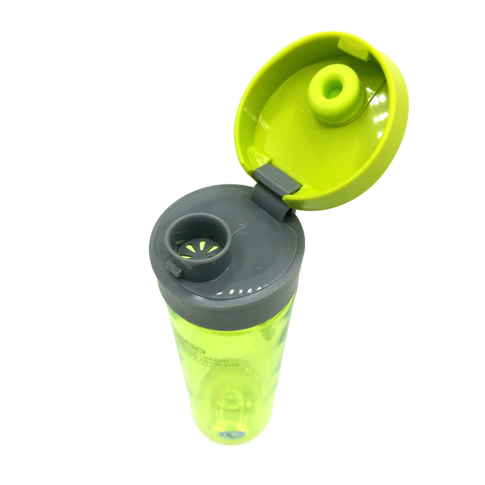 Бутылка для воды CASNO 600 мл KXN-1145 Зеленая + пластиковый венчик