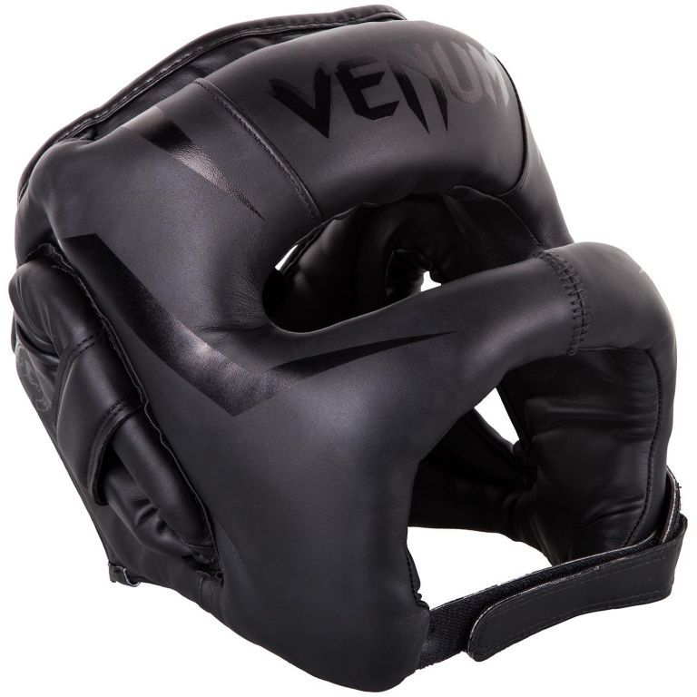 Бампер Venum Elite Iron Headgear Black - універсальний