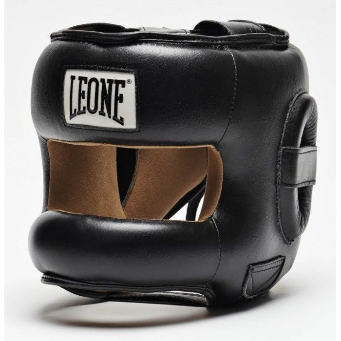 Боксерский шлем с бампером Leone Protection-универсальный