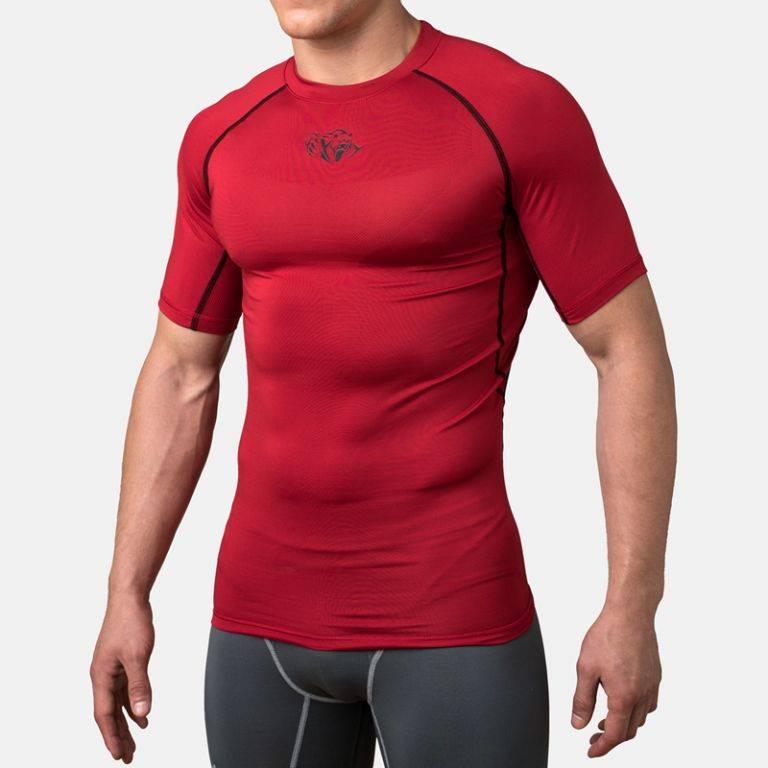 Компресійна футболка Peresvit Air Motion Compression Short Sleeve Red Black-S