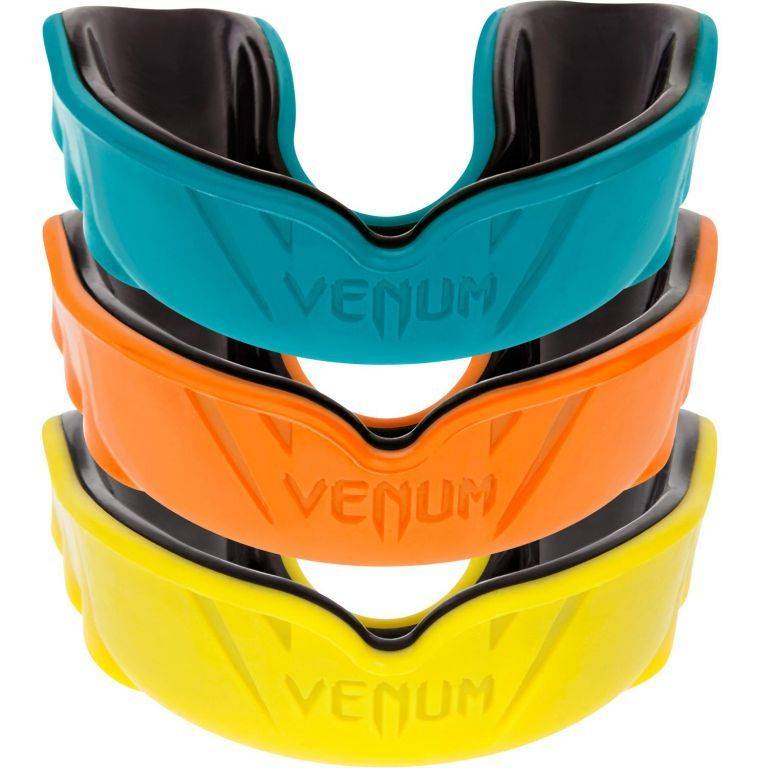 Капа Venum Challenger Mouthguard (Blue/Orange/Yellow)-оранжевая