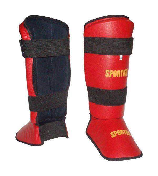 Защита для ног Sportko арт. 331 Blue/Red-S